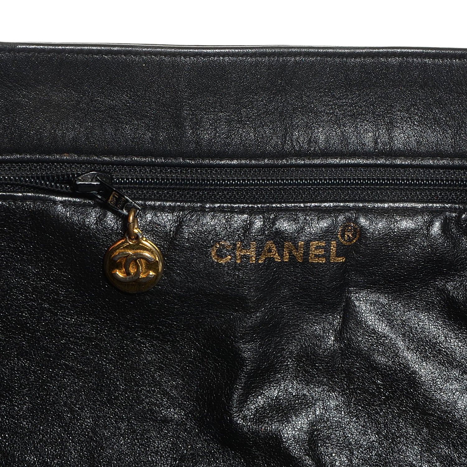 Chanel Lambskin Jumbo Shoulder Bag Black 6 of 9