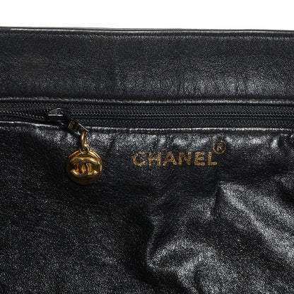 Chanel Lambskin Jumbo Shoulder Bag Black 6 of 9