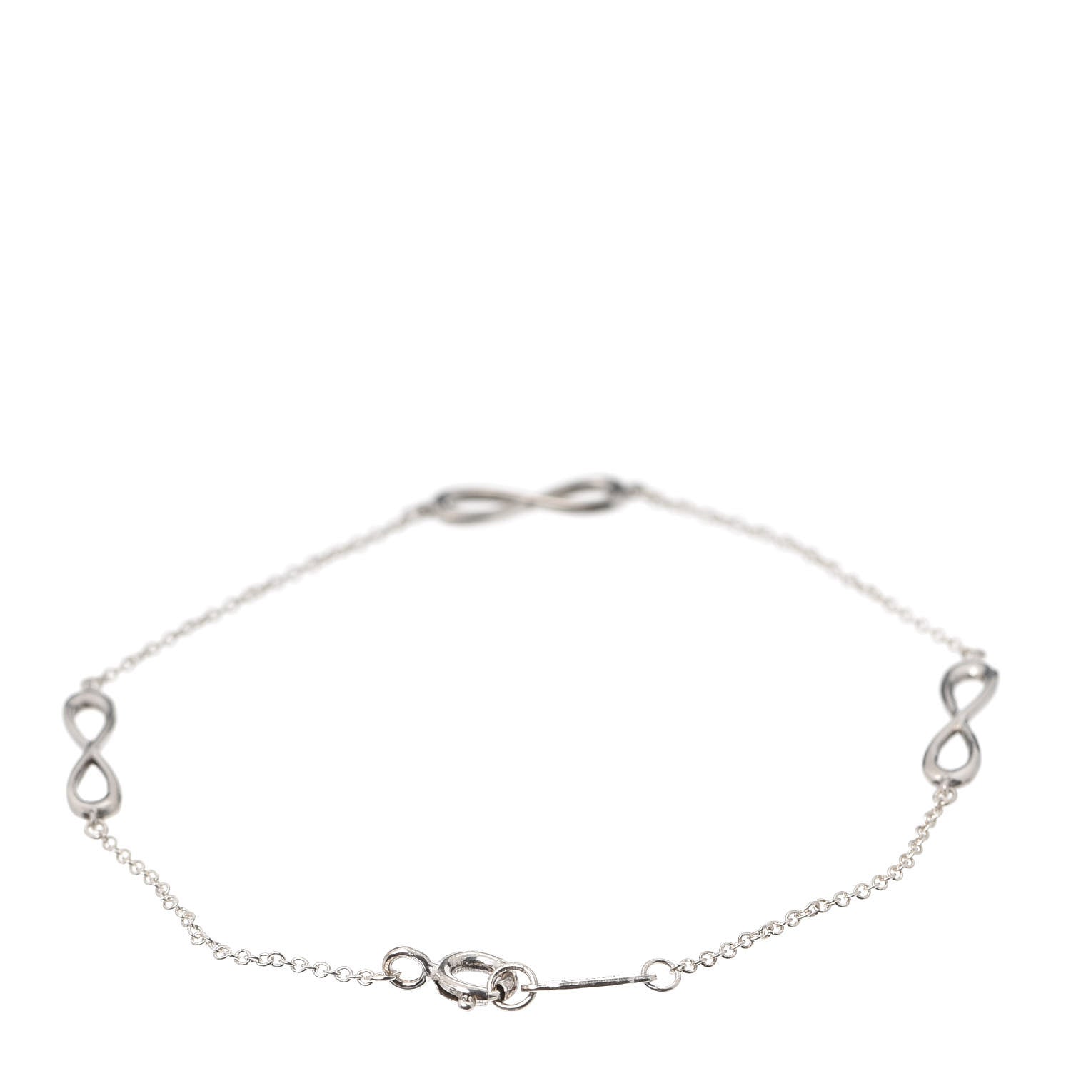 Tiffany Sterling Silver Infinity Endless Bracelet 3 of 6