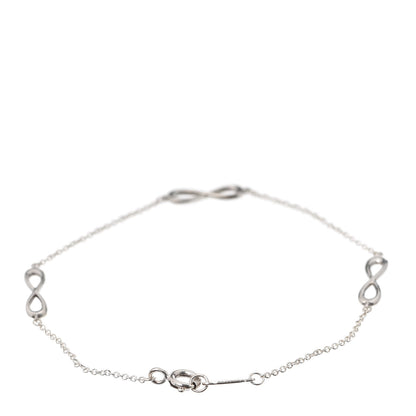 Tiffany Sterling Silver Infinity Endless Bracelet 3 of 6