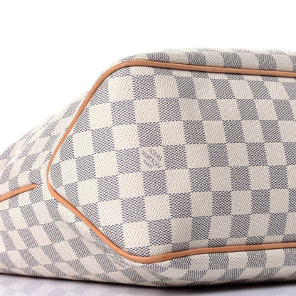 Louis Vuitton Damier Azur Delightful MM Rose Ballerine 7 of 8