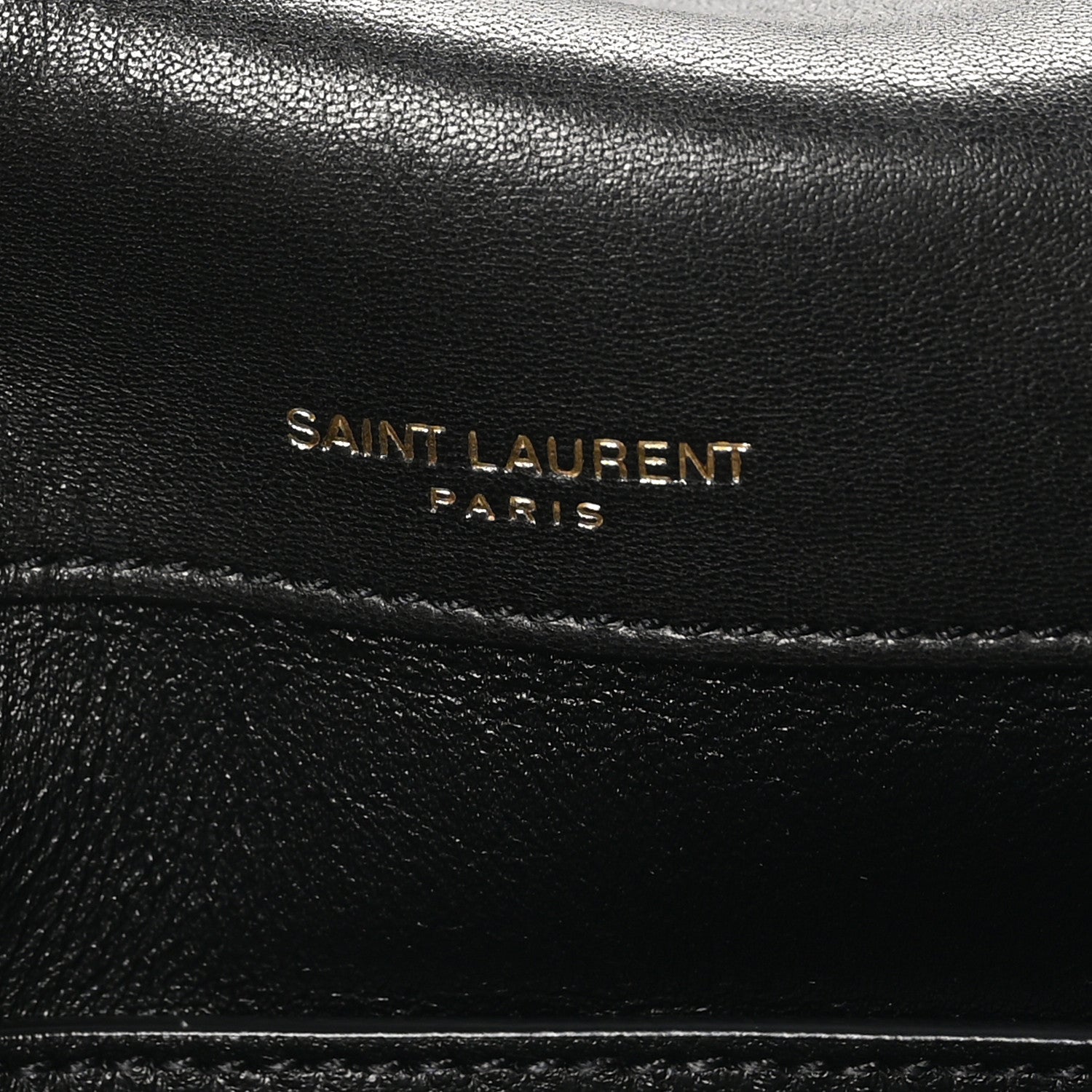 Saint Laurent Lambskin Quilted Monogram Medium Solferino Satchel Black 8 of 12