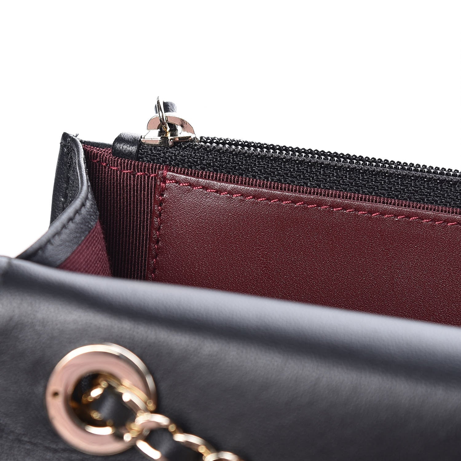 Chanel Lambskin Quilted Trendy CC Wallet On Chain WOC Black 12 of 12