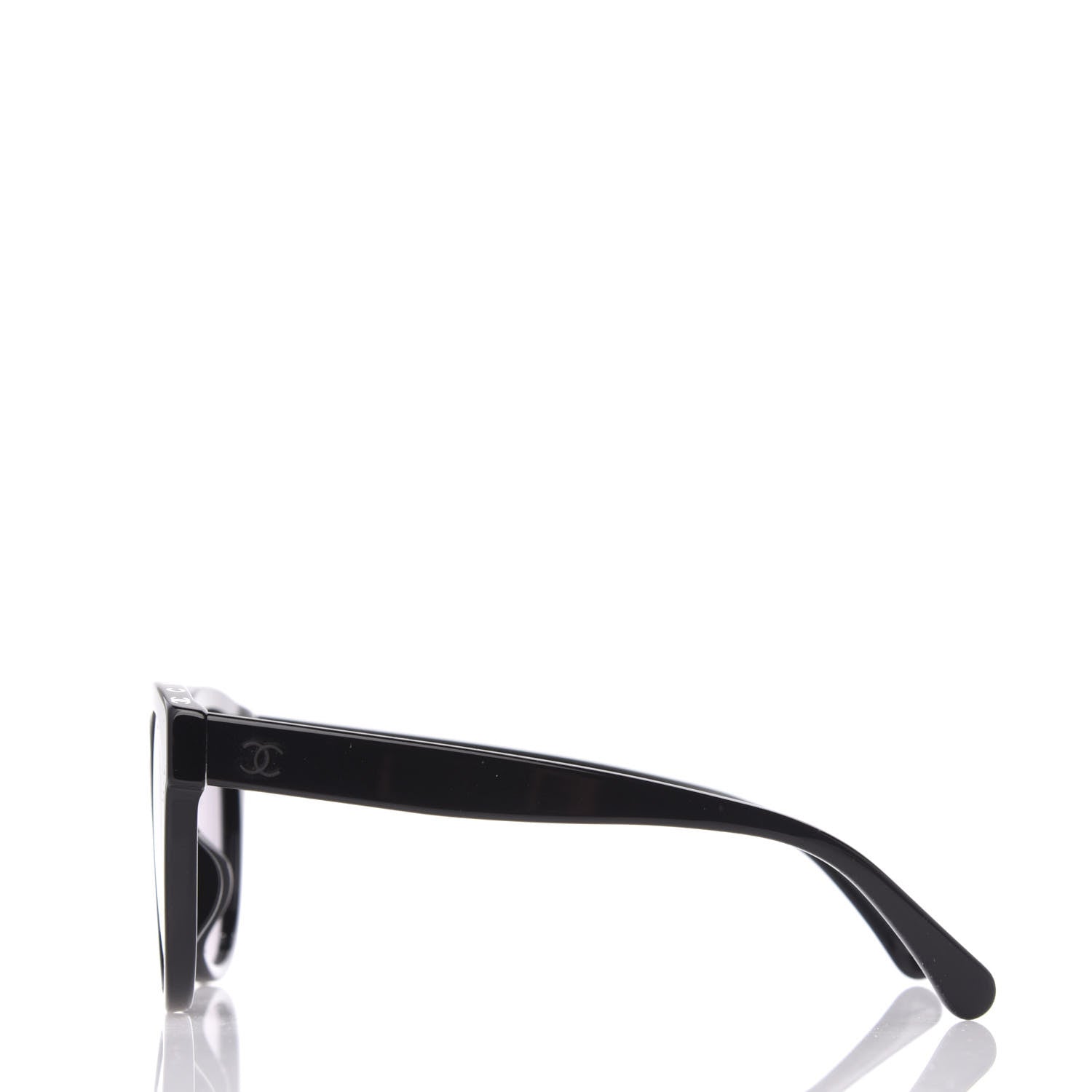 Chanel Acetate CC Butterfly Sunglasses 5414-A Black 3 of 9