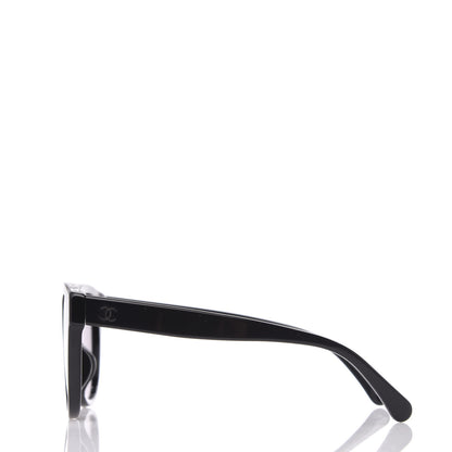 Chanel Acetate CC Butterfly Sunglasses 5414-A Black 3 of 9