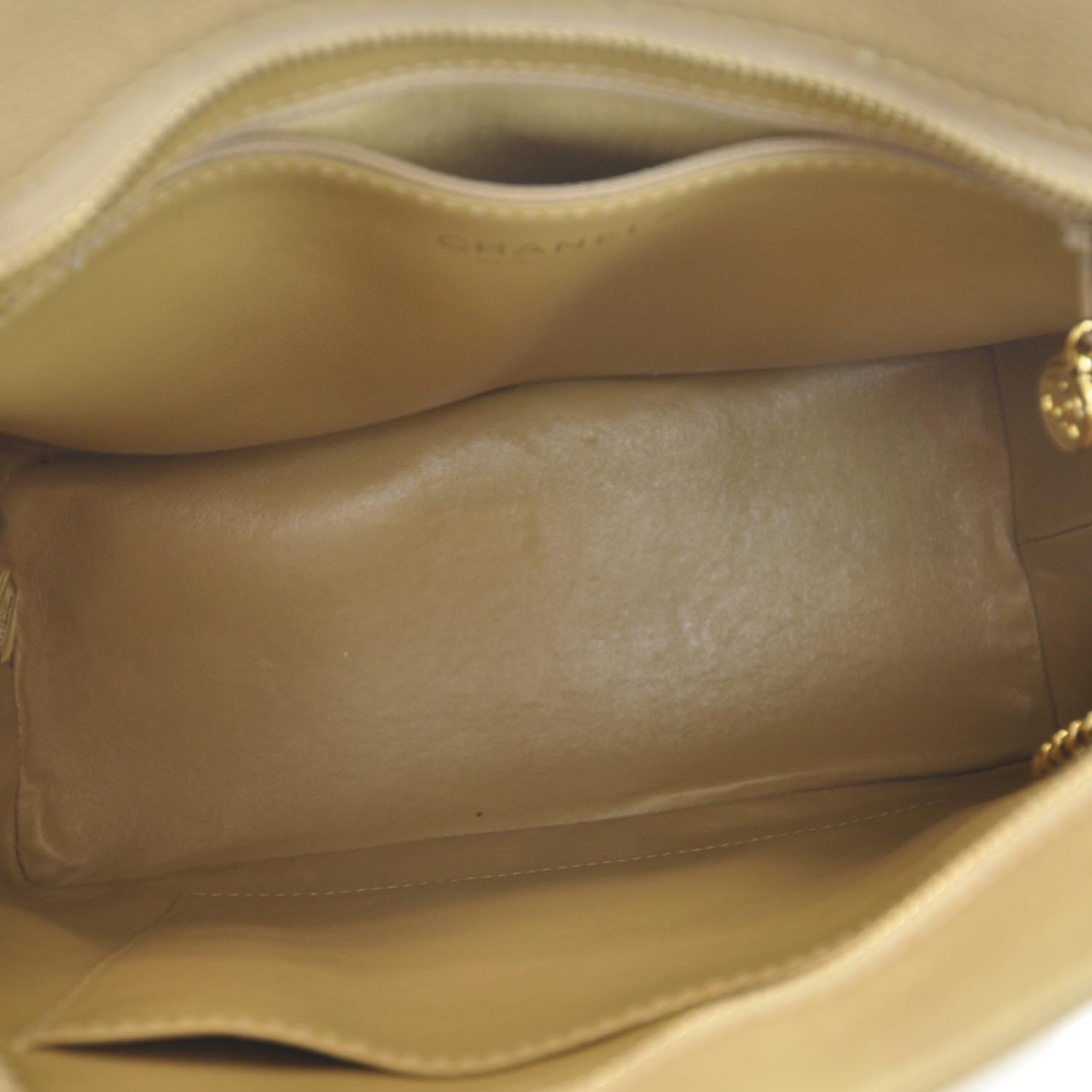 Chanel Caviar Quilted Medallion Tote Beige 7 of 9