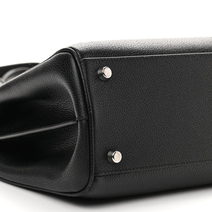 Gucci Grainy Calfskin Small Zumi Top Handle Bag Black 10 of 11