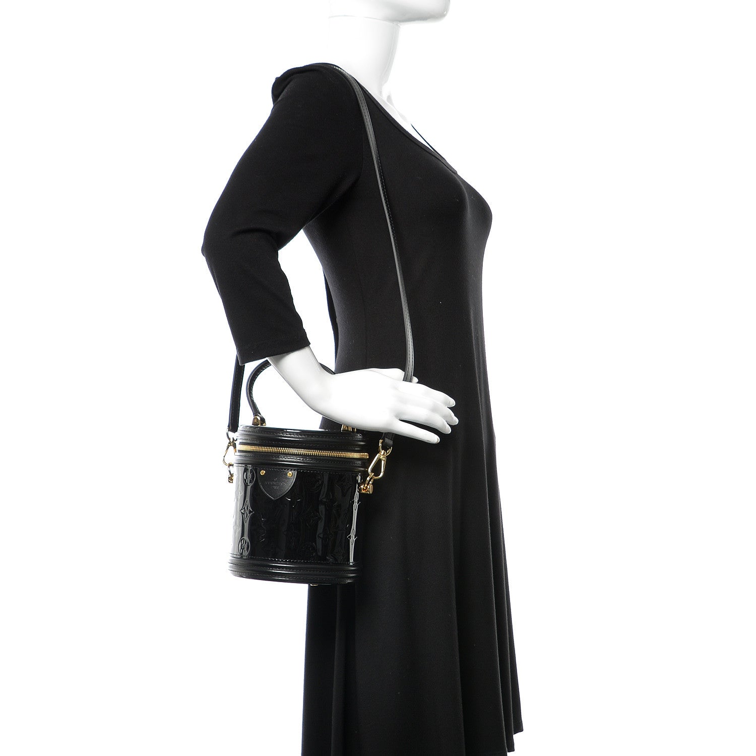 Louis Vuitton Vernis Cannes Black 2 of 10