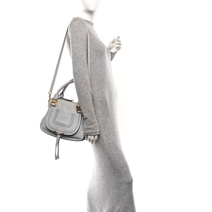 Chloe Calfskin Small Marcie Satchel Faded Blue 2 of 10