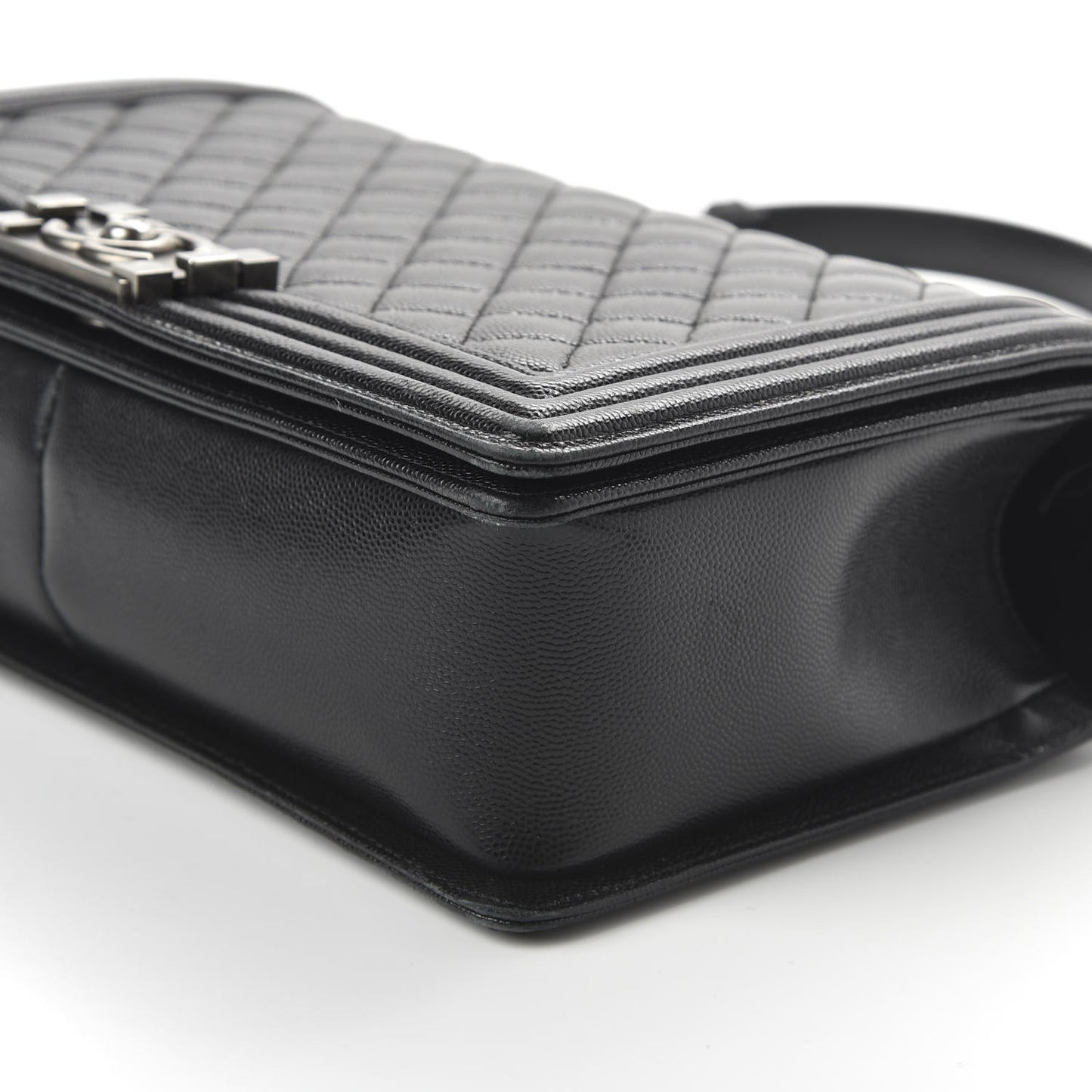 Caviar Quilted New Medium Boy Flap Black