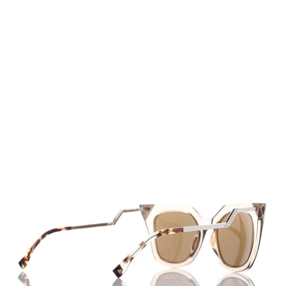 Fendi Iridia Cat Eye Sunglasses FF 0060/S Light Golden 3 of 8