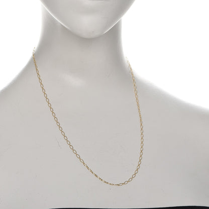 Tiffany 18K Yellow Gold Oval Link Chain 2 of 7