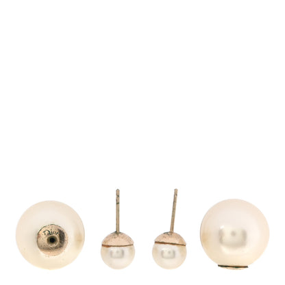 Christian Dior Pearl Mise En Dior Tribal Earrings Gold 4 of 4