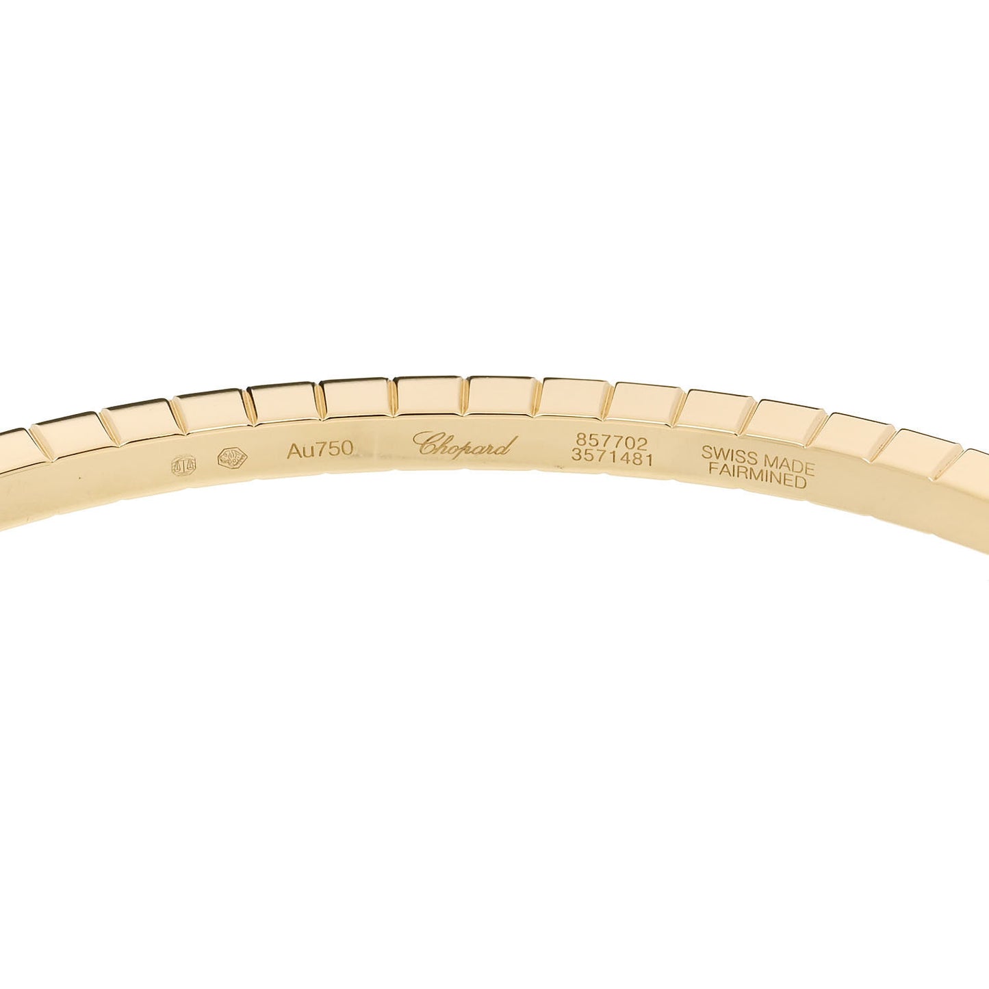 18K Yellow Gold Diamond Ice Cube Half Set Bangle Bracelet