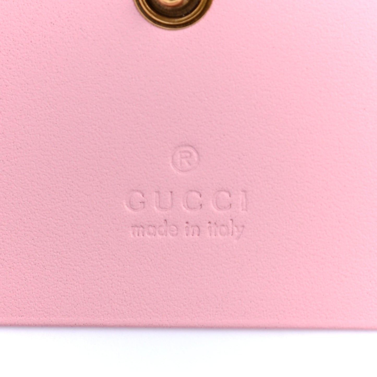 GG Supreme Monogram Strawberry Card Case