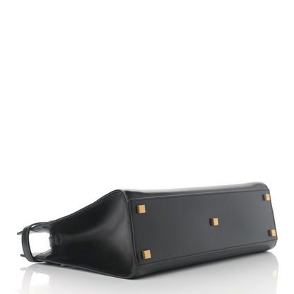 Saint Laurent Calfskin Small Manhattan Shopper Tote Black 4 of 11