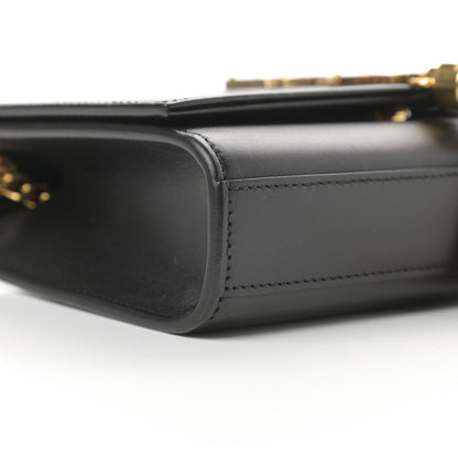Saint Laurent Smooth Calfskin Small Classic Monogram Kate Tassel Satchel Black 9 of 12