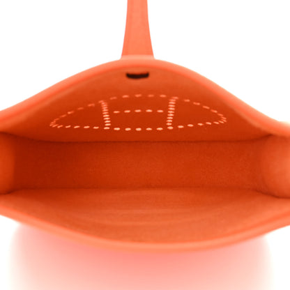 Hermes Taurillon Clemence Evelyne TPM Orange Minium 5 of 11
