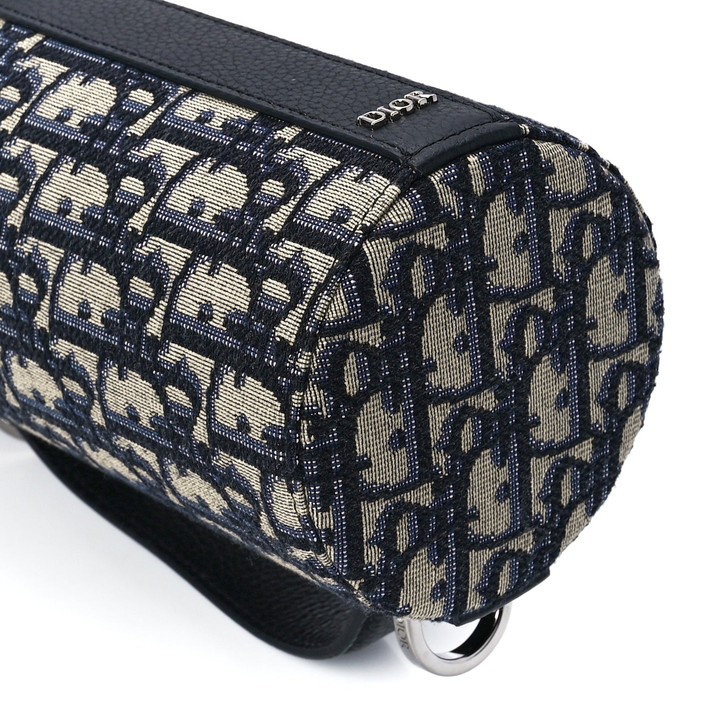 Oblique Vertical Roller Messenger Bag Blue