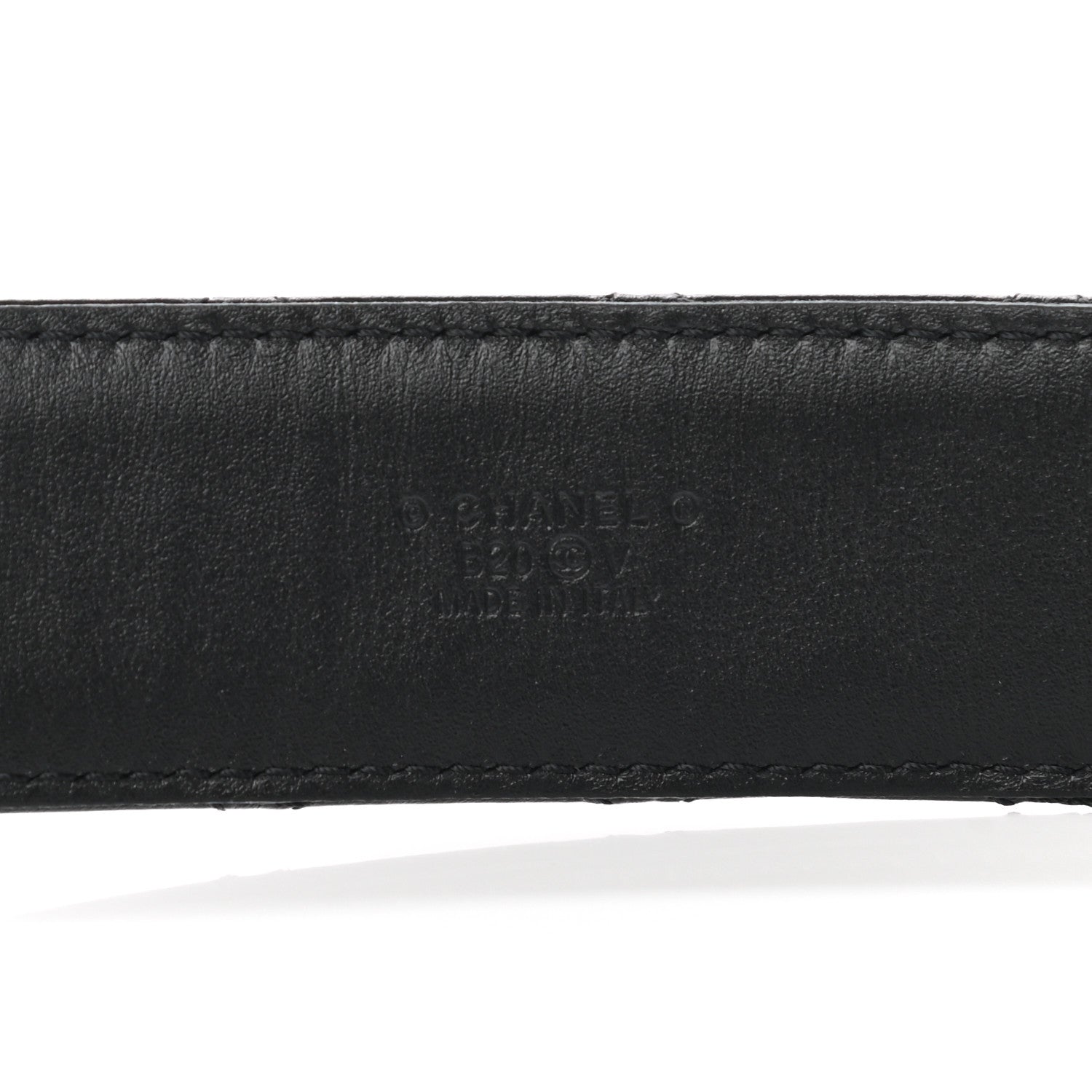 Chanel Lambskin Quilted CC Chain Belt 85 34 Black 3 of 7