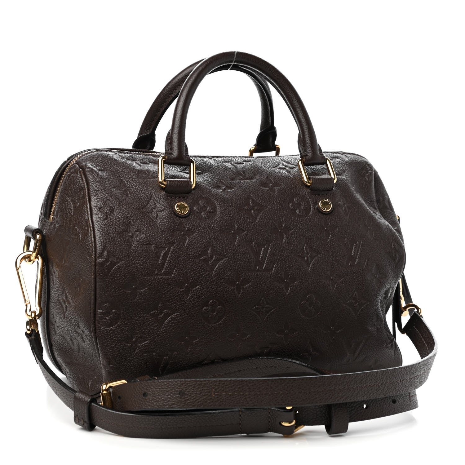 Louis Vuitton Empreinte Speedy Bandouliere 25 Chocolate 3 of 8