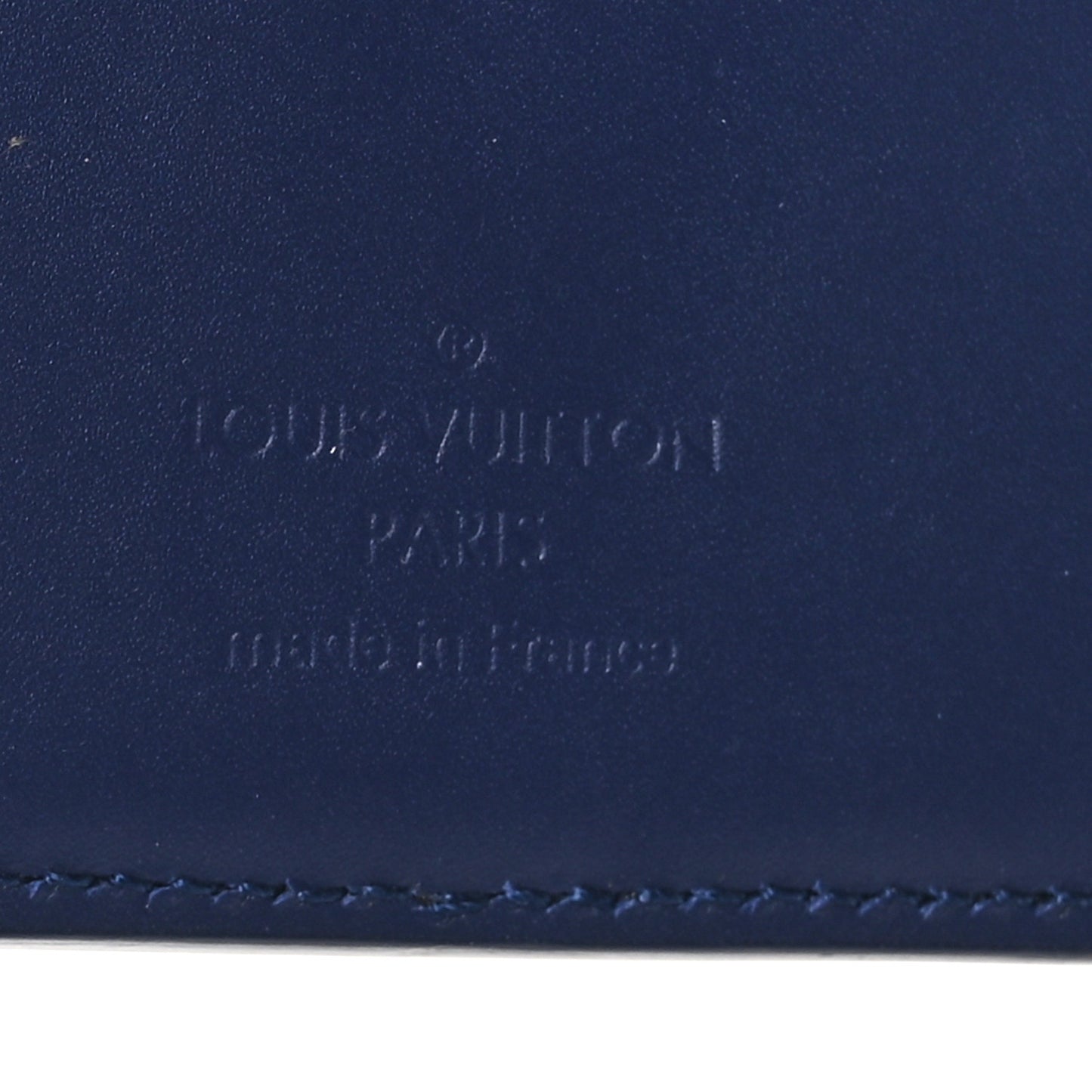 Cowhide Monogram Bandana Pocket Organizer Blue