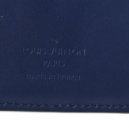 Louis Vuitton Cowhide Monogram Bandana Pocket Organizer Blue 6 of 8