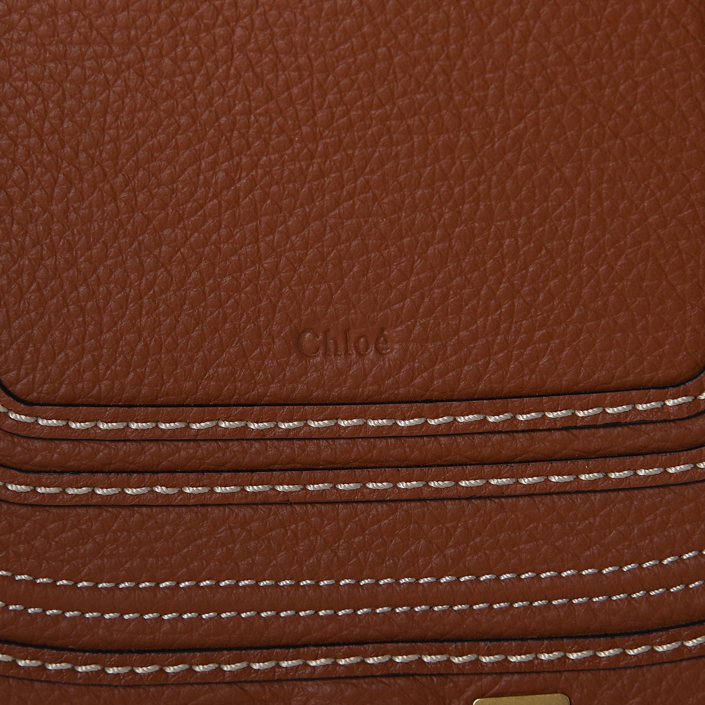 Raffia Small Grain Calfskin Medium Marcie Basket Tan