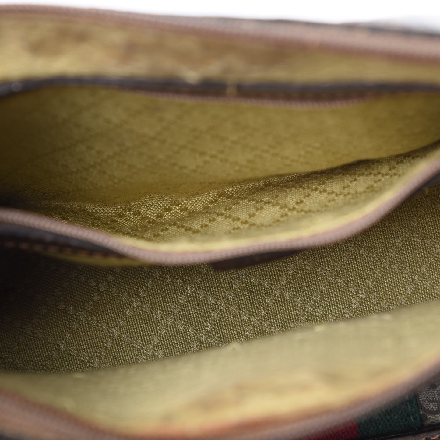 Monogram Web Shoulder Bag Dark Brown
