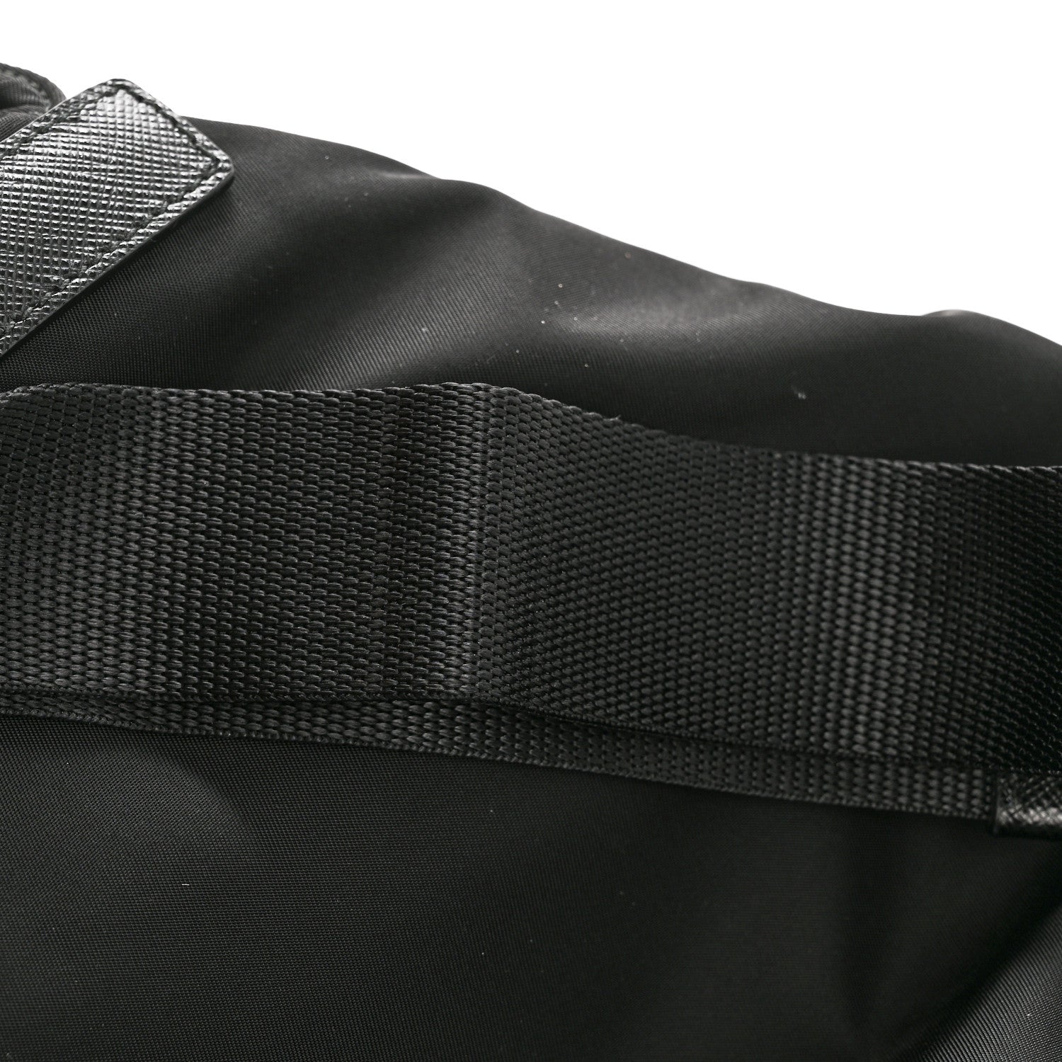 Prada Re-Nylon Vela Saffiano Medium Backpack Black 13 of 13