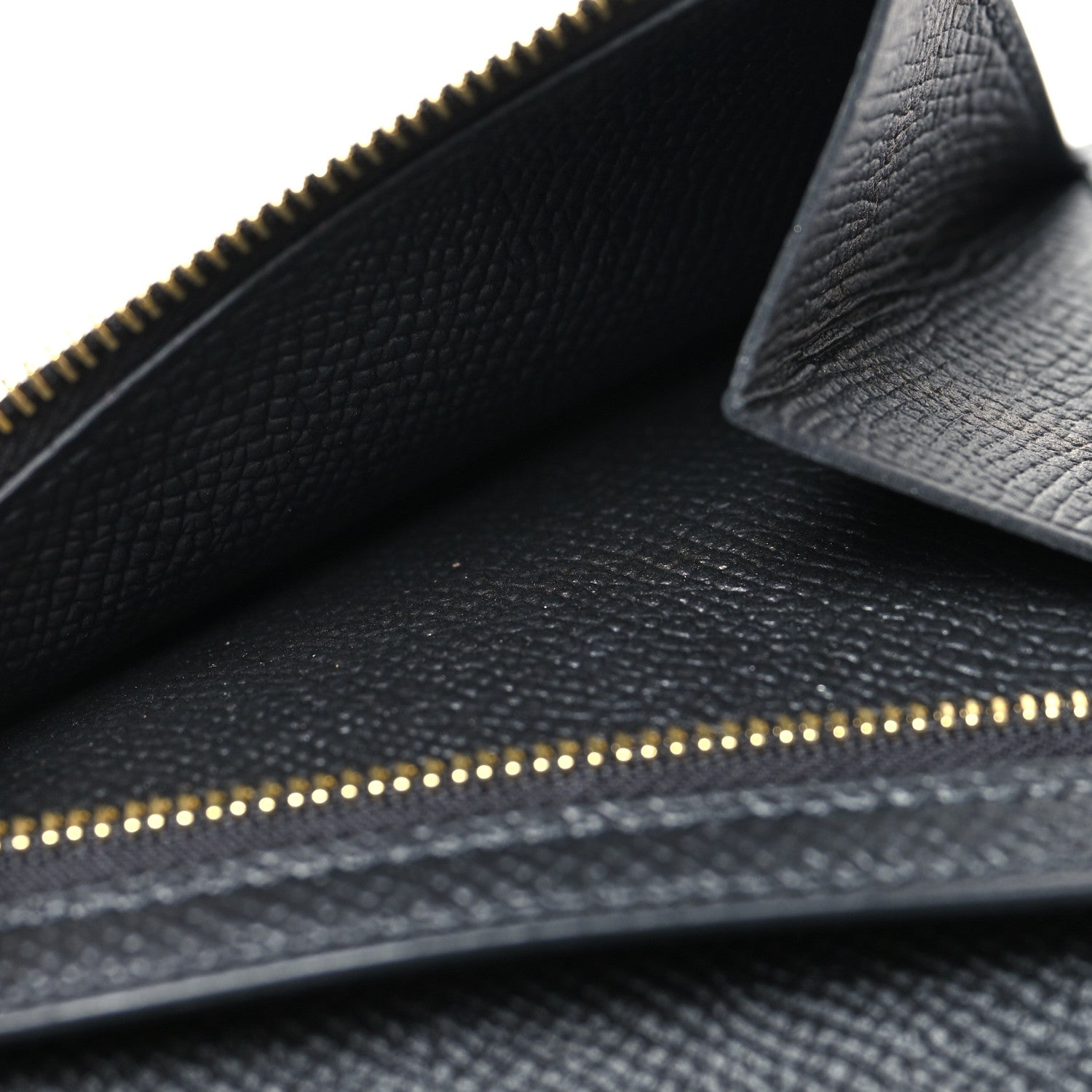 Hermes Epsom Bearn Compact Wallet Black 6 of 10