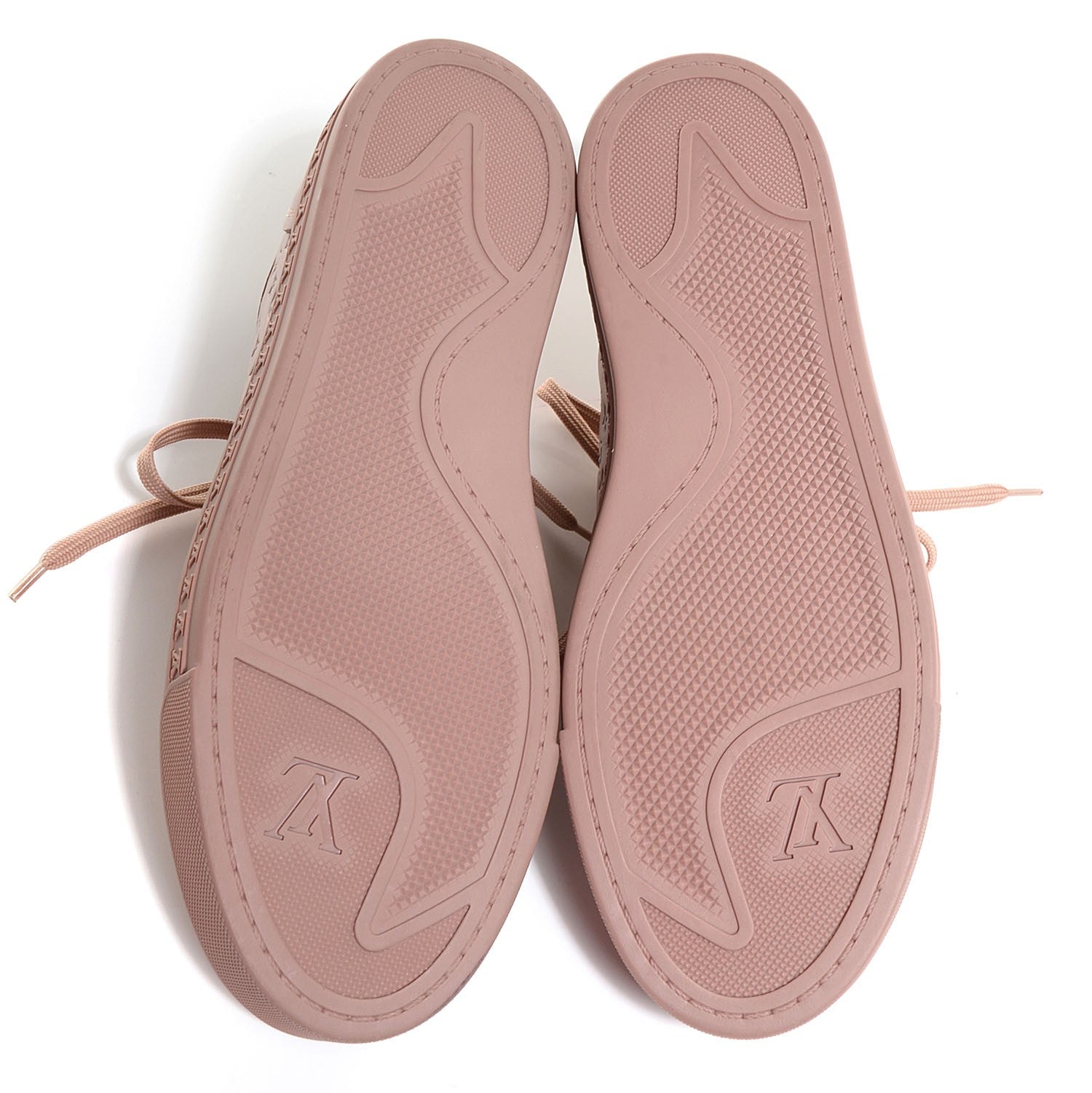 Louis Vuitton Calfskin Embossed Monogram Jazzy Sneakers 36.5 5 of 8