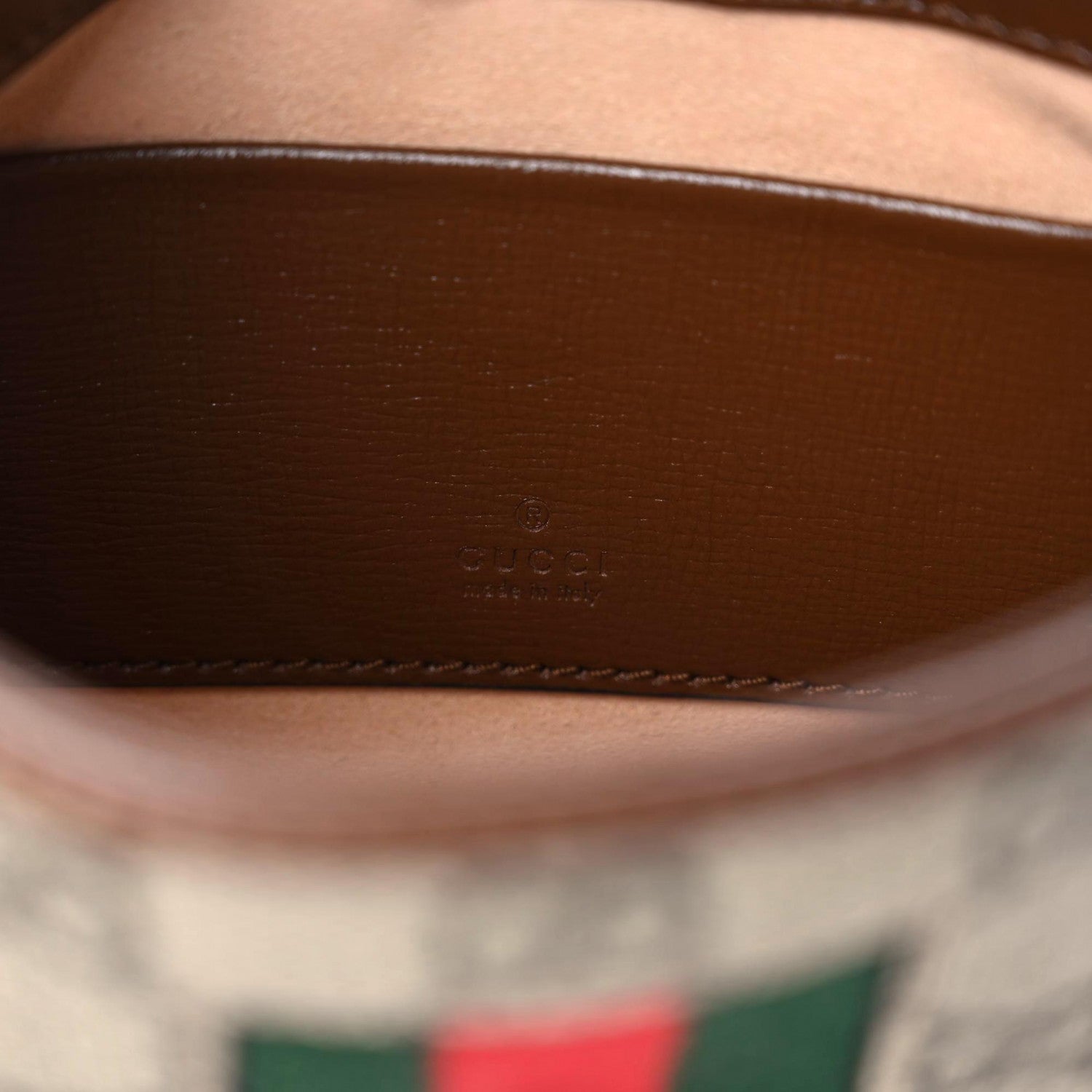 Gucci GG Supreme Monogram Azalea Calfskin Web Mini Jackie 1961 Hobo Beige Ebony Brown Sugar 5 of 11