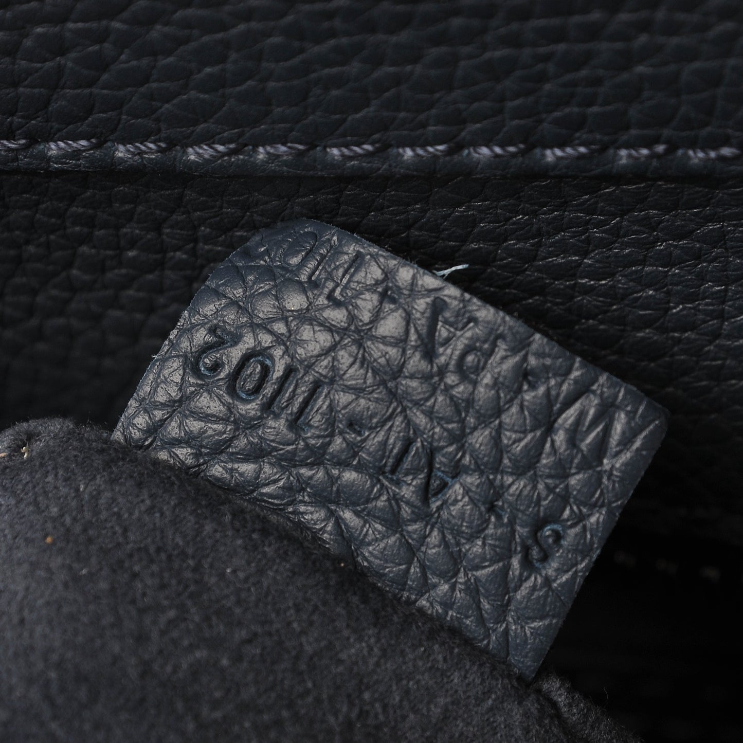 Drummed Calfskin Mini Luggage Orage