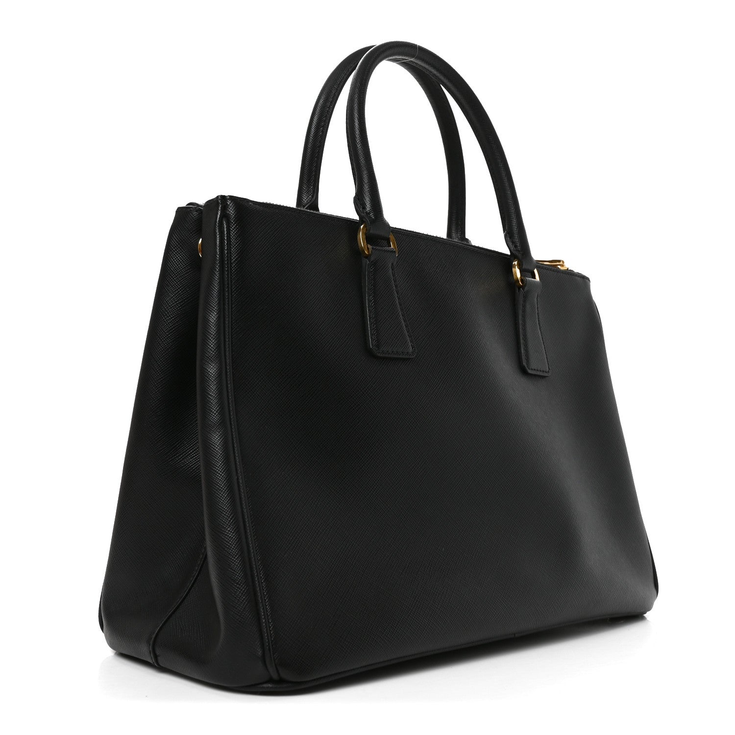 Prada Saffiano Lux Medium Galleria Double Zip Tote Black 3 of 9