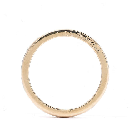 Van Cleef & Arpels 18K Yellow Gold 3mm Wedding Band Ring 53 6.25 5 of 5