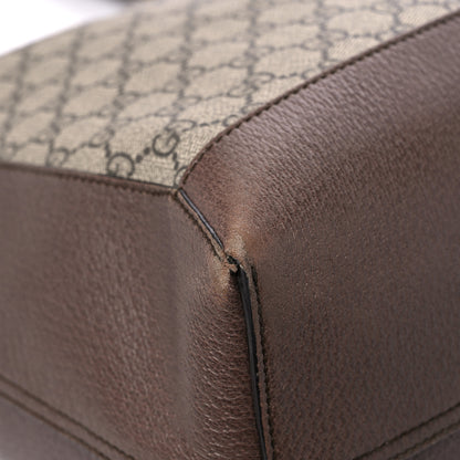Gucci GG Supreme Monogram Web Ophidia Tote Brown 8 of 18