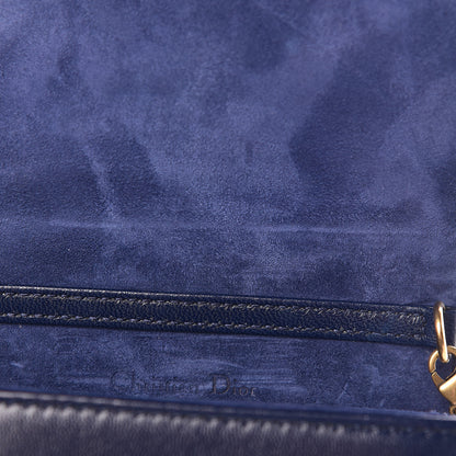 Christian Dior Lambskin Studded Vertical Diorama Indigo 10 of 10