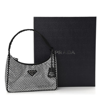 Prada Satin Crystal Mini Re-Edition 2000 Bag Cristal 11 of 11