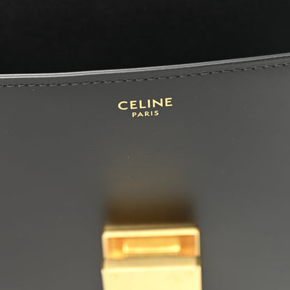 Celine Box Calfskin Medium Classic Box Flap Black 6 of 9