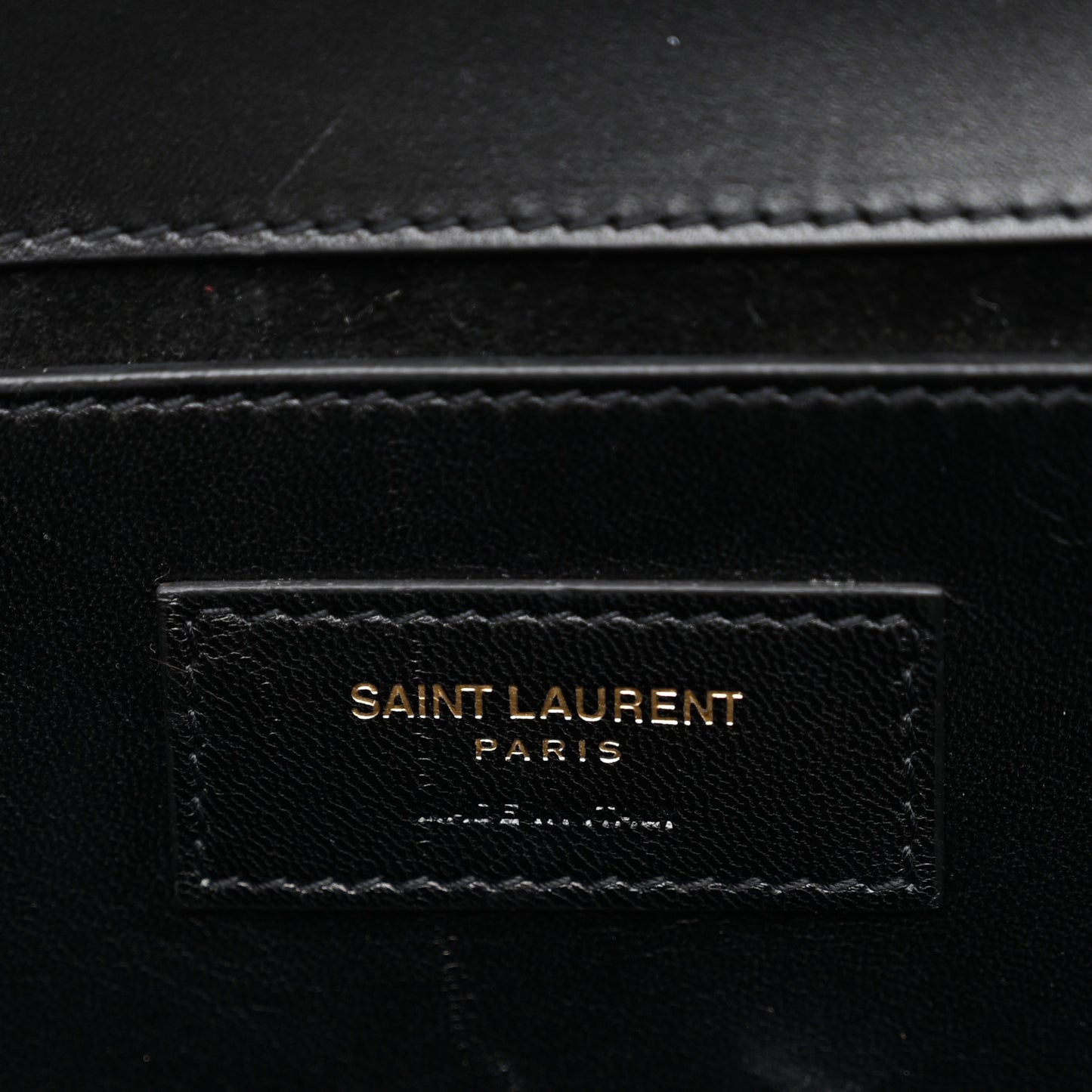 Calfskin Classic Monogram Tassel Clutch Black