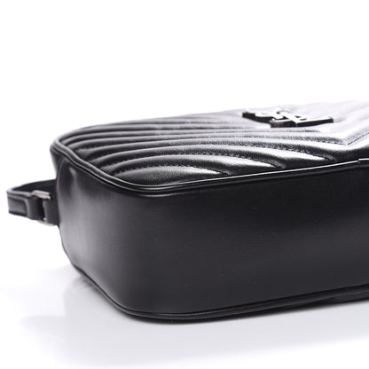 Saint Laurent Calfskin Matelasse Monogram Lou Camera Bag Black 8 of 10