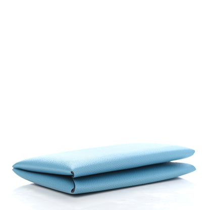 Hermes Epsom Calvi Card Case Bleu du Nord 4 of 8