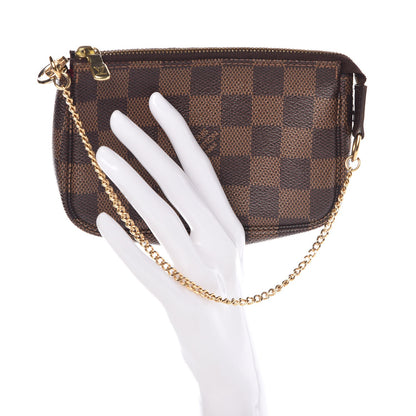 Louis Vuitton Damier Ebene Mini Pochette Accessories 2 of 7