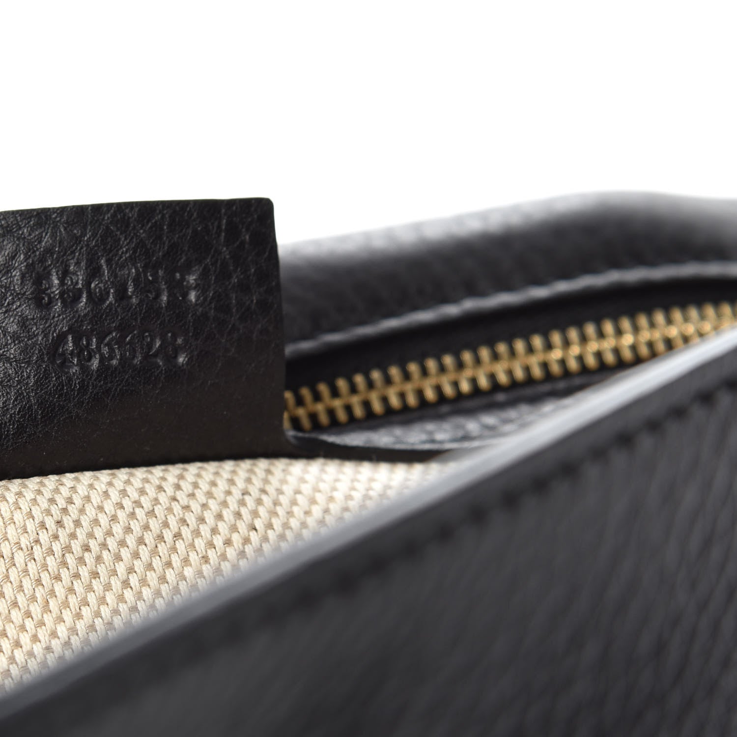 Gucci Pebbled Calfskin Medium Soho Clutch Black 7 of 7