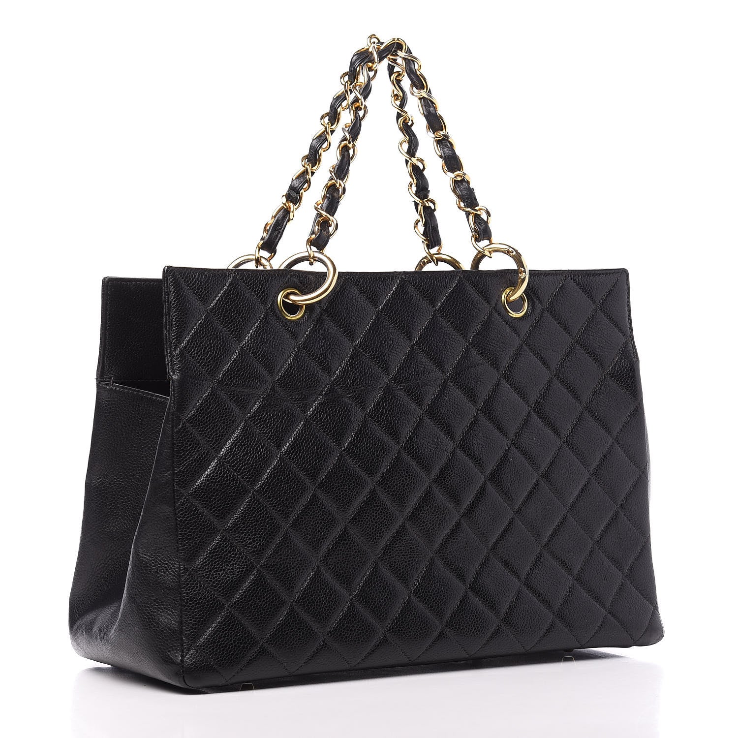 Chanel Caviar Quilted Timeless CC Tote Black 3 of 10