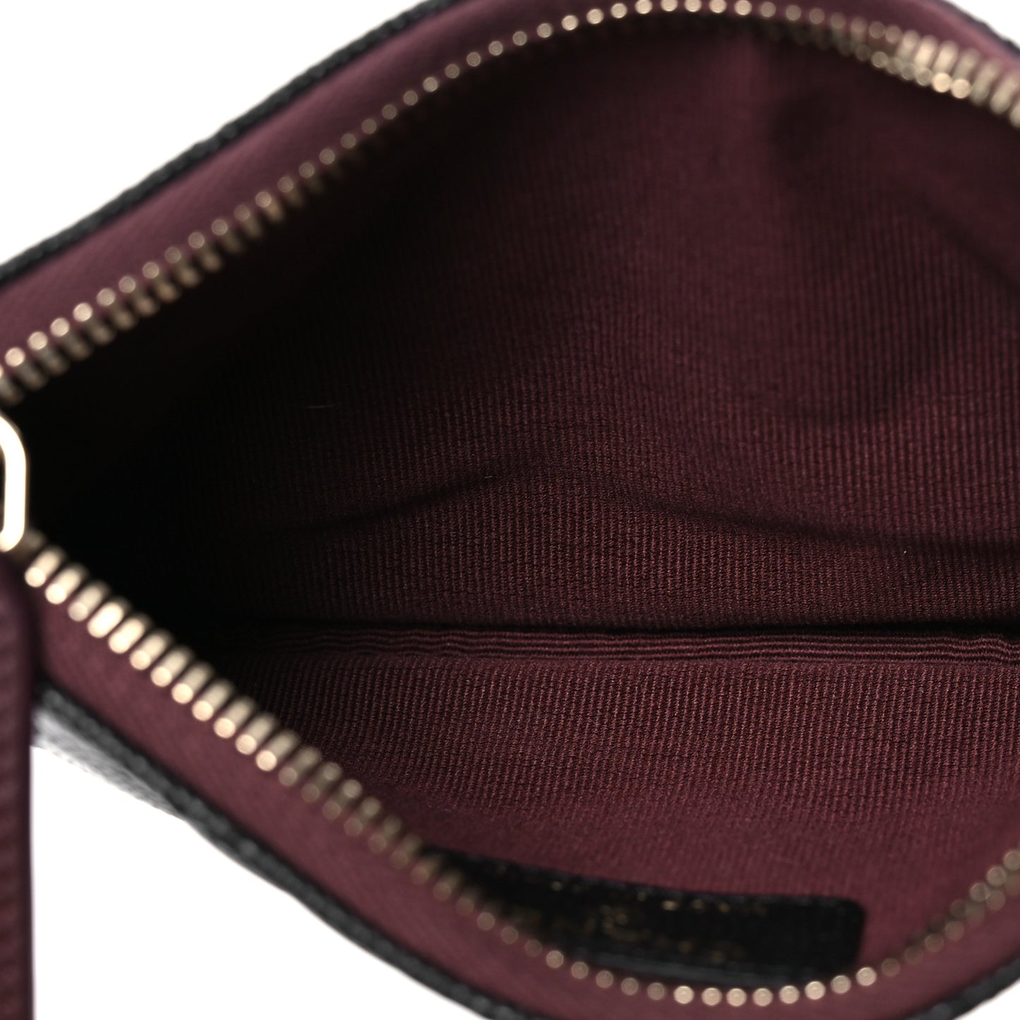 Caviar Quilted Small Cosmetic Case Black