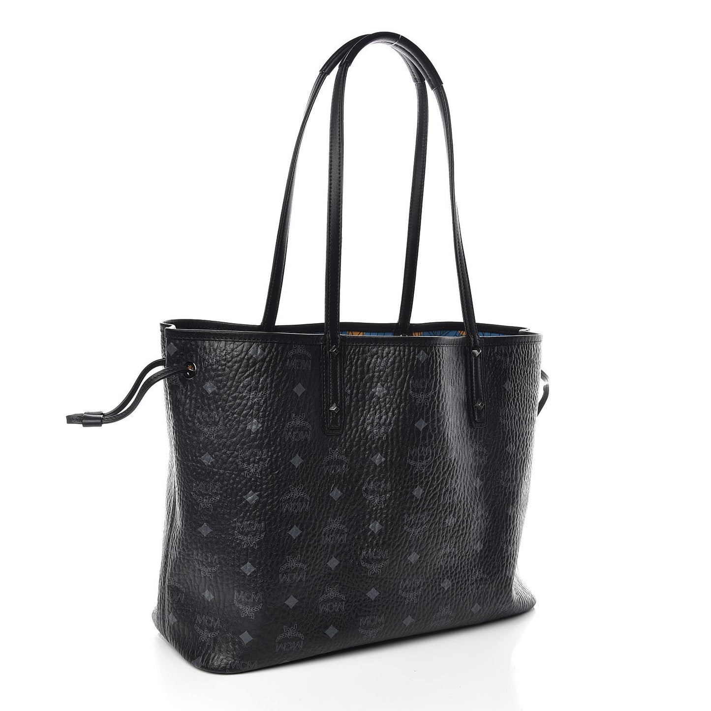 Visetos Medium Project Reversible Shopper Tote Black