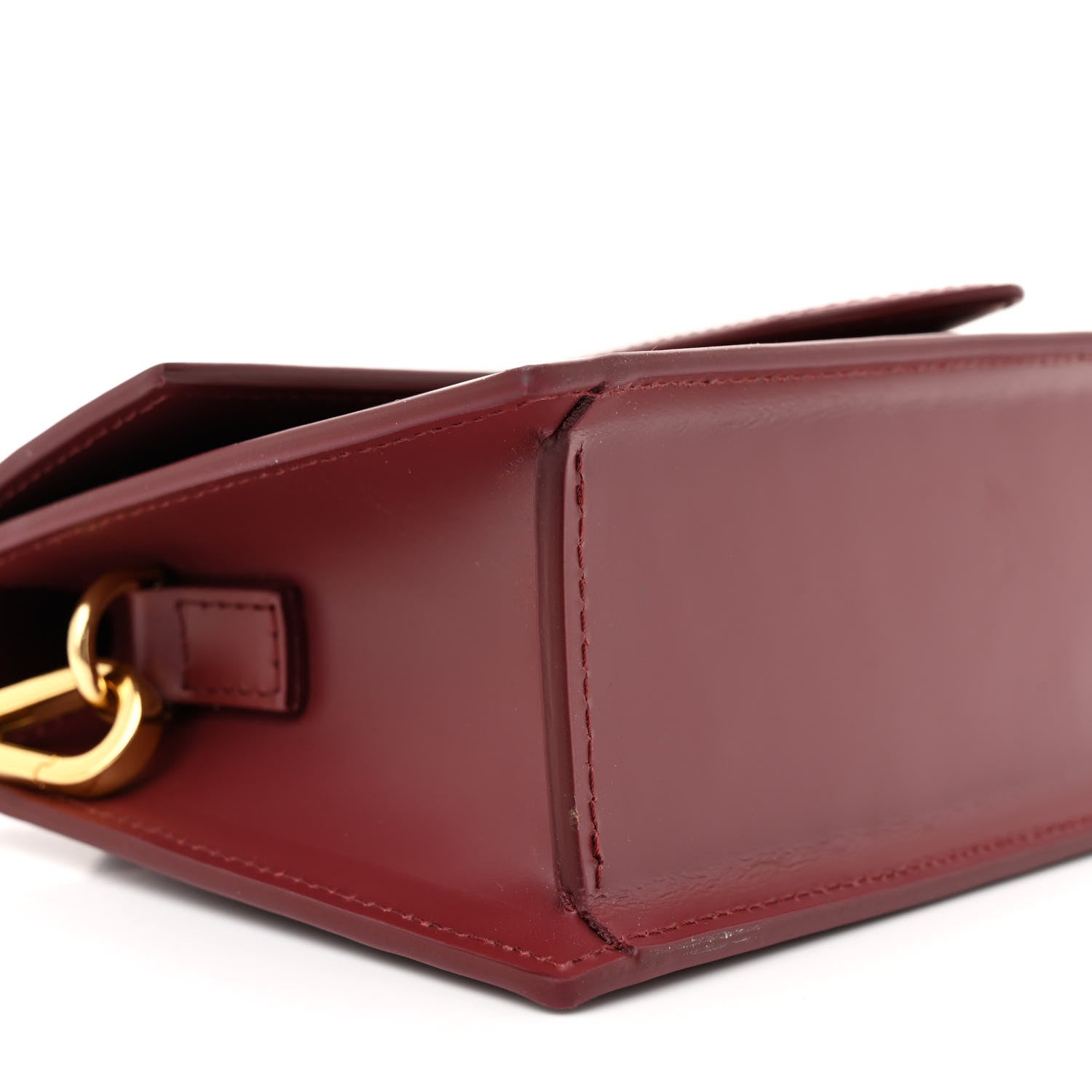 Jacquemus Smooth Calfskin Le Grand Bambino Dark Burgundy 8 of 11