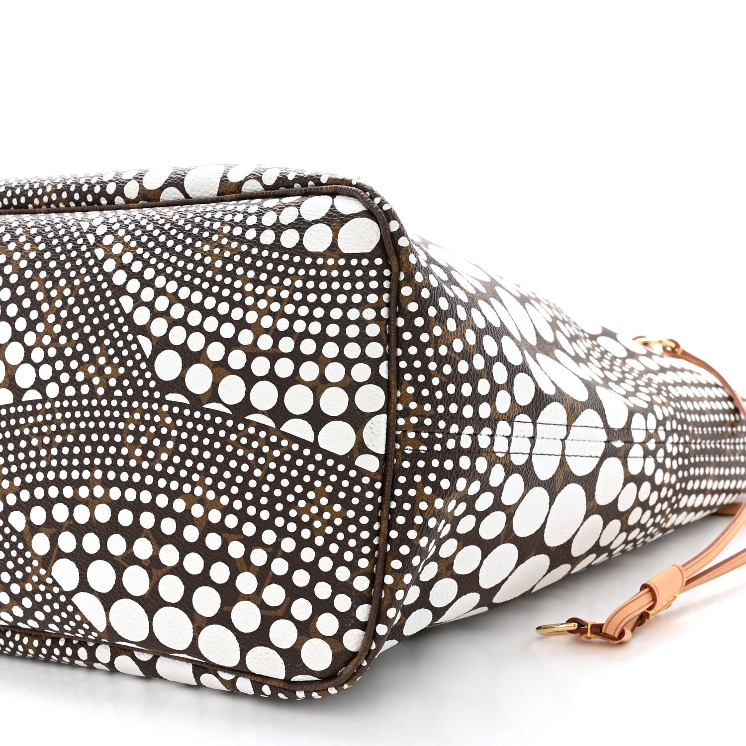 Louis Vuitton Monogram Kusama Waves Neverfull MM White 10 of 10